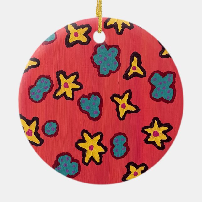 Calypso Ceramic Ornament (Back)