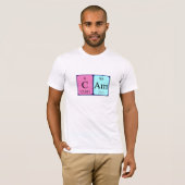Cam periodic table name shirt (Front Full)