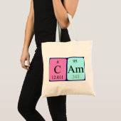 Cam periodic table name tote bag (Front (Product))