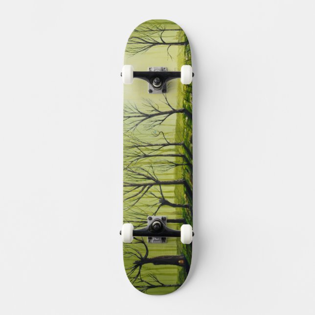 Cam Todd Art SKATEBOARD " Mystic Hallows" (Front)