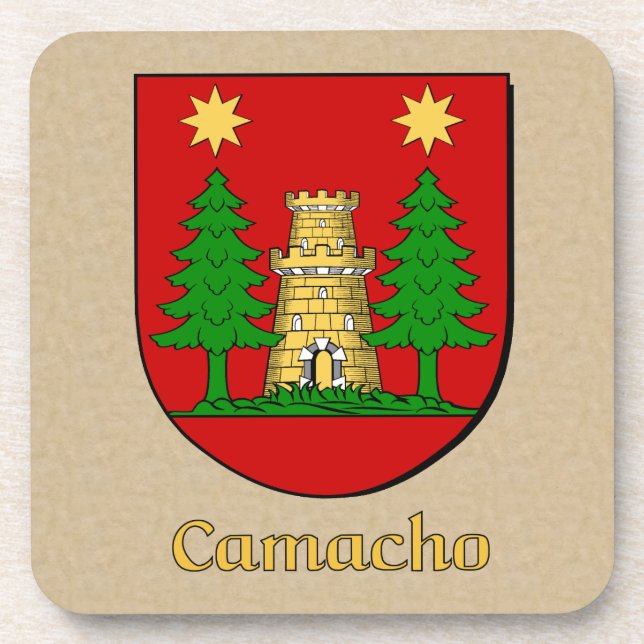 Camacho Family Shield Coaster (Front)