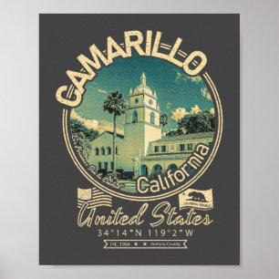 CAMARILLO CALIFORNIA - CITY OF CAMARILLO CA POSTER