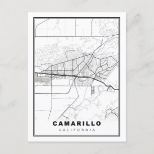 Camarillo Map Postcard