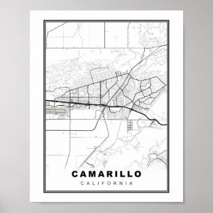 Camarillo Map Poster