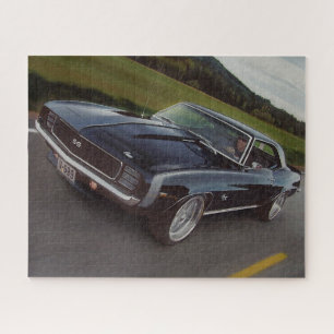 Camaro In Motion Jigsaw Puzzle