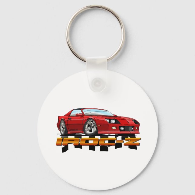 CAMARO_IROC_Z_red Key Ring (Front)