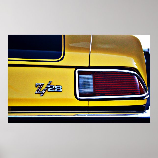 Camaro Z/28 tail light Poster (Front)