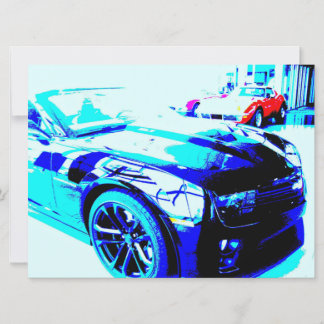 Camaro ZL1 on showroom floor Invitation