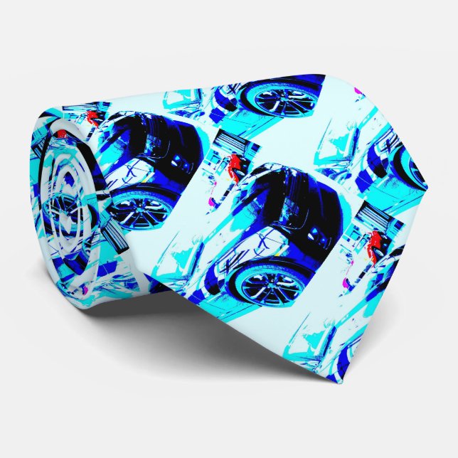 Camaro ZL1 on the showroom floor Tie (Rolled)