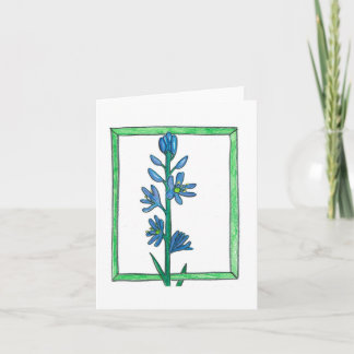Camas Lily Greeting Card