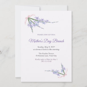 Camassia Corners Mothers Day Brunch Invitation