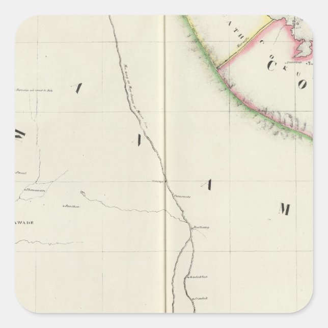 Cambodia 105 square sticker (Front)