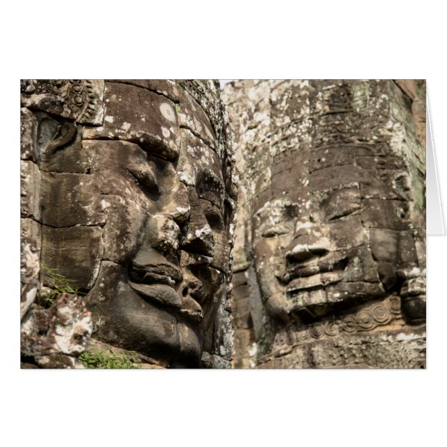Cambodia, Angkor Wat. Angkor Thom, Bayon (Front Horizontal)