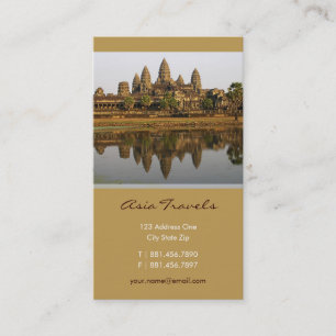 Cambodia Angkor Wat Photo Custom Profile Card