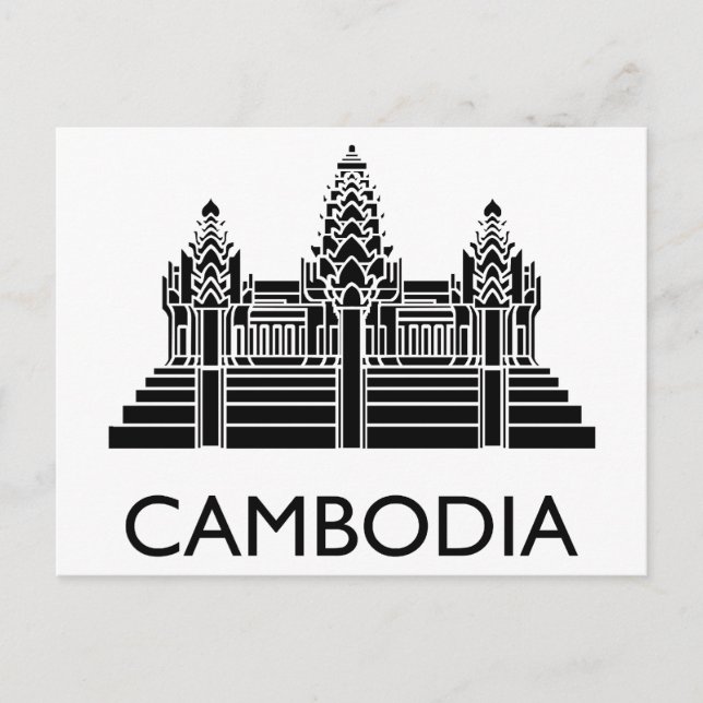 Cambodia Angkor Wat Postcard (Front)