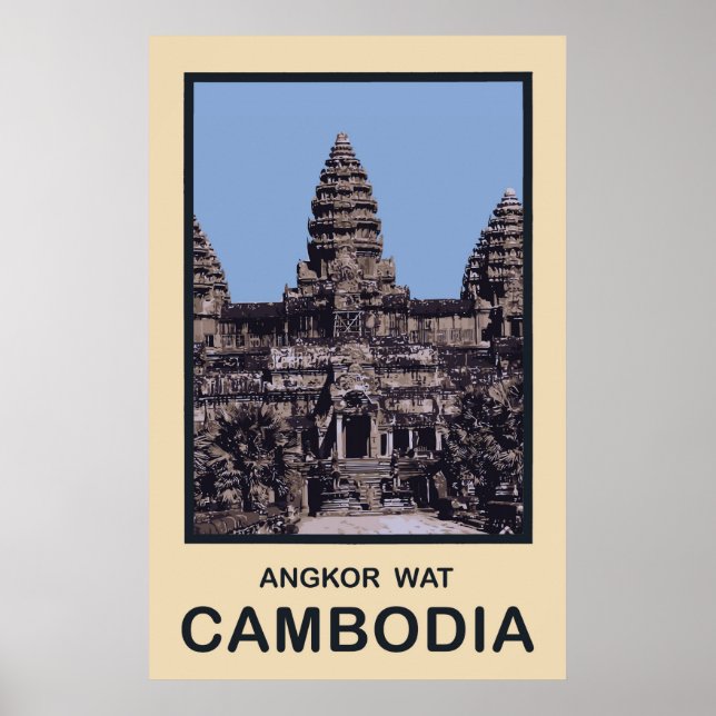 Cambodia Angkor Wat Poster (Front)
