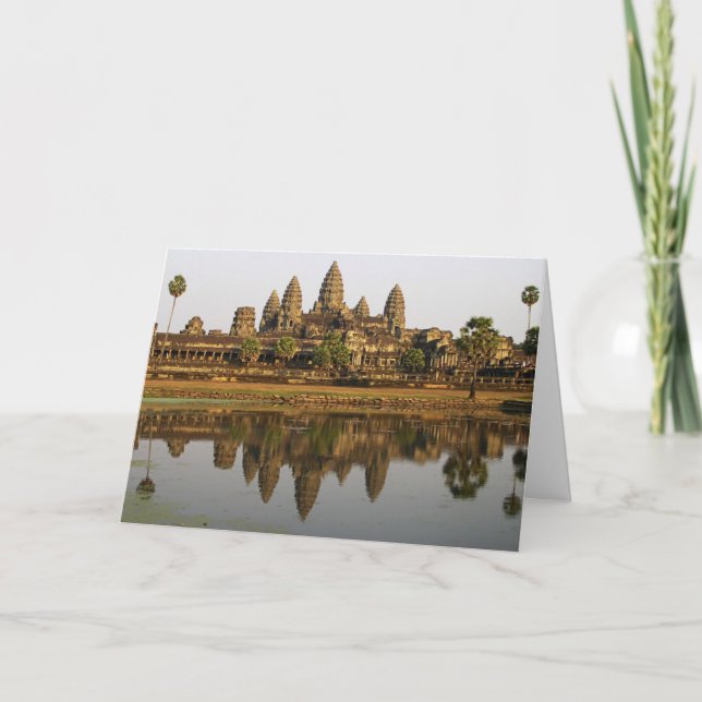 Cambodia | Angkor Wat Travel Photo Custom Card (Front)