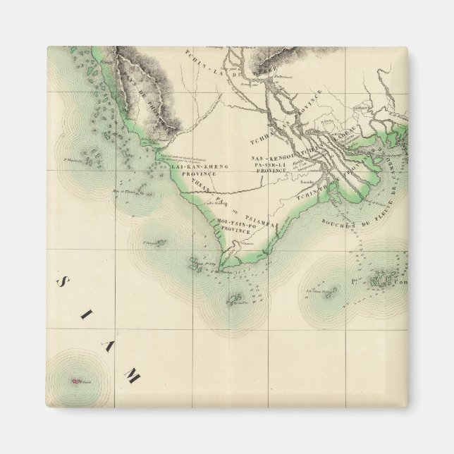 Cambodia, Asia 110 Magnet (Front)