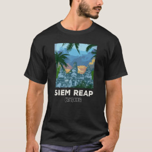 Cambodia Cambodian Khmer Proud Love Vintage Temple T-Shirt