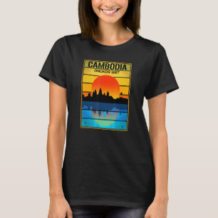 Cambodia Cambodian Khmer Proud Love Vintage Temple T-Shirt