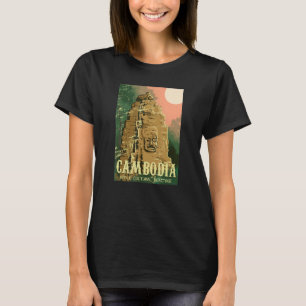 Cambodia Cambodian Khmer Proud Love Vintage Temple T-Shirt