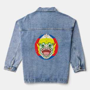Cambodia Cambodian Khmer Traditional Dance Reamker Denim Jacket