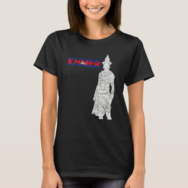 Cambodia Cambodian Khmer Traditional Dance Reamker T-Shirt (Front)