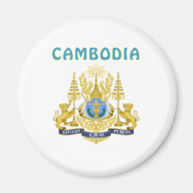 Cambodia Coat Of Arms Magnet (Front)