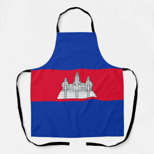 Cambodia flag All-Over Print Apron