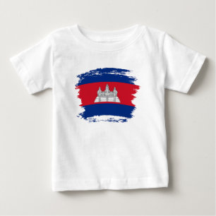 Cambodia flag baby T-Shirt