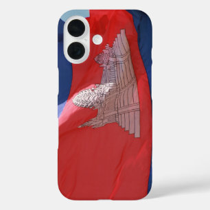 cambodia flag iPhone 16 case