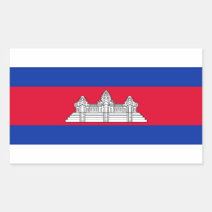 Cambodia Flag Flag Sticker