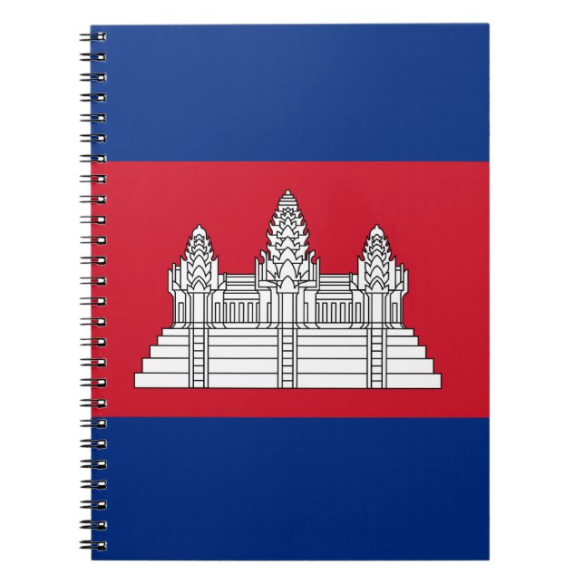 Cambodia flag notebook (Front)