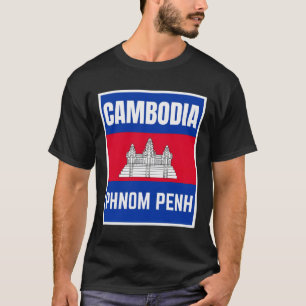 Cambodia Flag � Spirit of Australia T-Shirt
