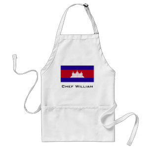 Cambodia Flag Standard Apron