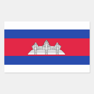 Cambodia* Flag Sticker