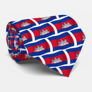 Cambodia Flag Tie