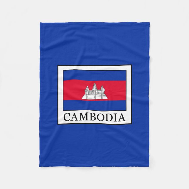 Cambodia Fleece Blanket (Front)