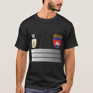Cambodia Football Jersey 2021 Soccer T-Shirt