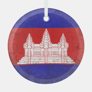 Cambodia Glass Tree Decoration