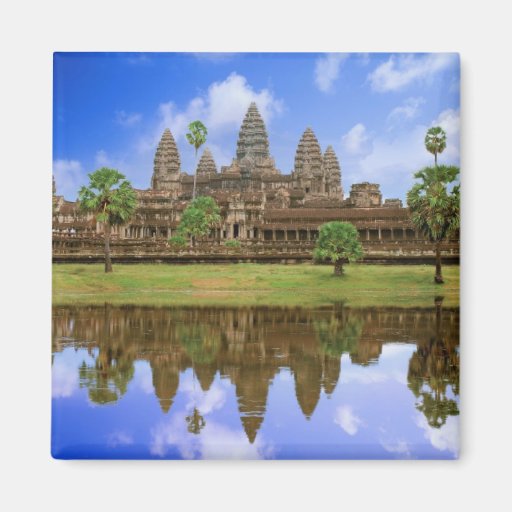 Image of Cambodia, Kampuchea, Angkor Wat temple. Magnet