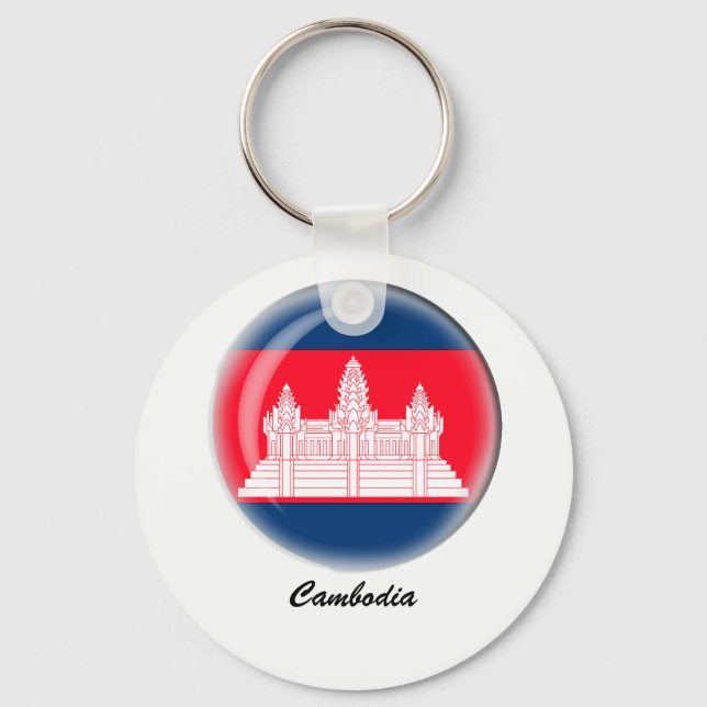 Cambodia Key Ring (Front)