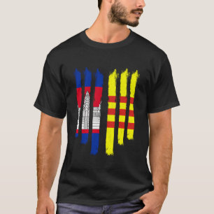 Cambodia Khmer Cambodian Vietnam Vietnamese Mixed  T-Shirt