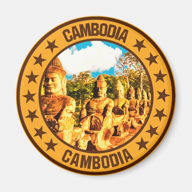 Cambodia                                           magnet (Front)