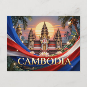 CAMBODIA National Culture Travel Postcard