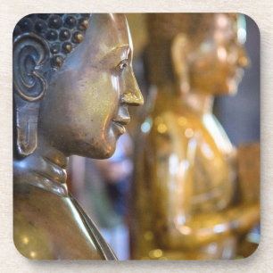 Cambodia, Phnom Penh. Buddha statues Coaster