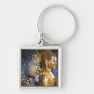 Cambodia, Phnom Penh. Buddha statues Key Ring