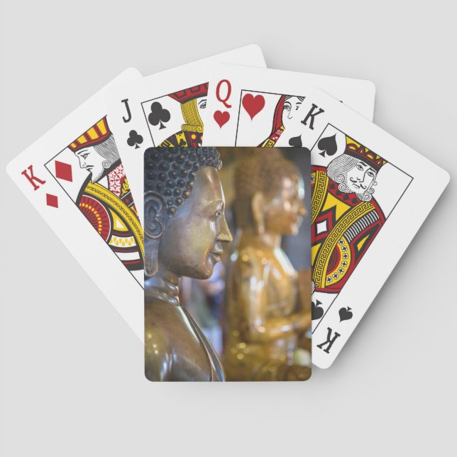 Cambodia, Phnom Penh. Buddha statues Playing Cards (Back)