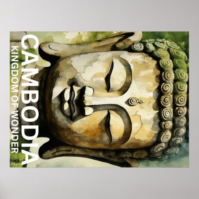 Cambodia postcard poster (Front)