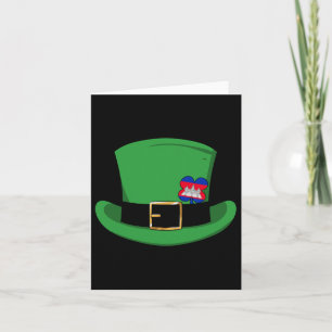 Cambodia Proud Cambodian Flag St. Patricks Day Lep Card